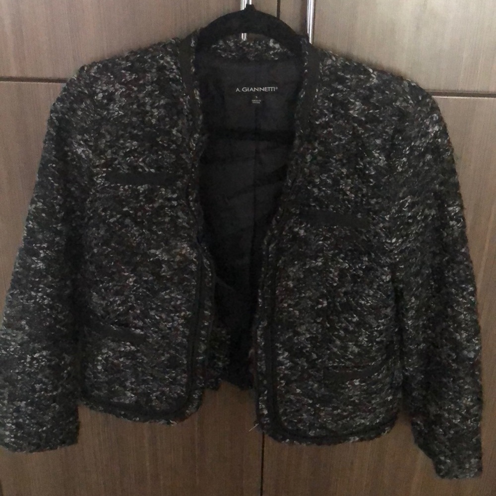 Tweed Black and white blazer